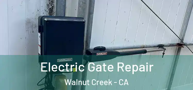 Electric Gate Repair Walnut Creek - CA
