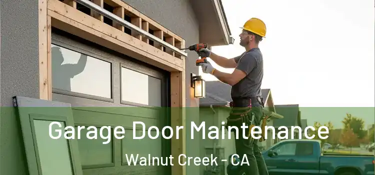 Garage Door Maintenance Walnut Creek - CA