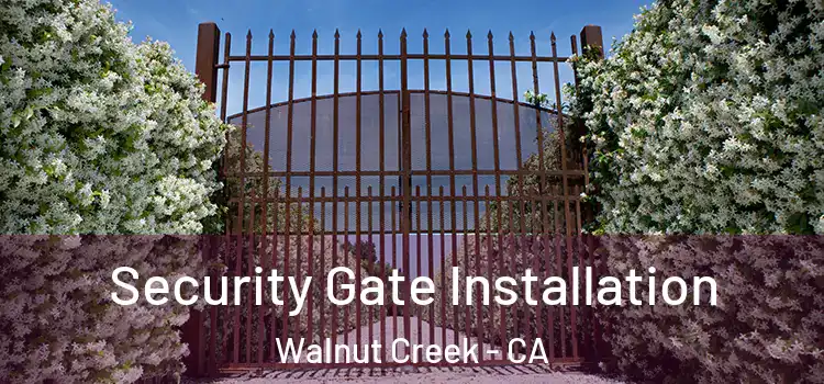 Security Gate Installation Walnut Creek - CA