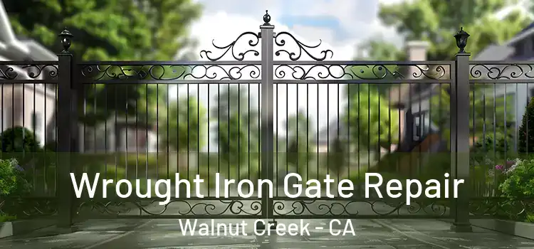 Wrought Iron Gate Repair Walnut Creek - CA